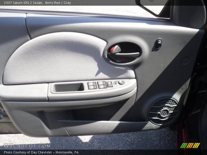Berry Red / Gray 2007 Saturn ION 2 Sedan