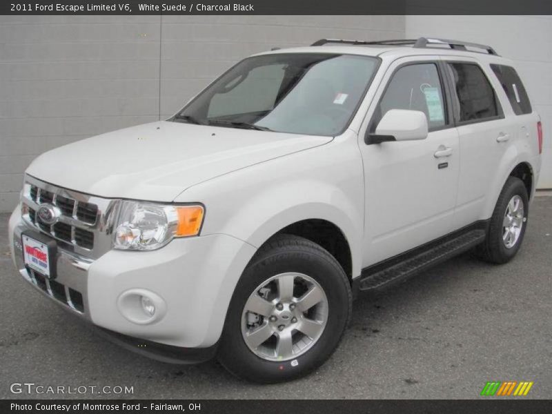 White Suede / Charcoal Black 2011 Ford Escape Limited V6