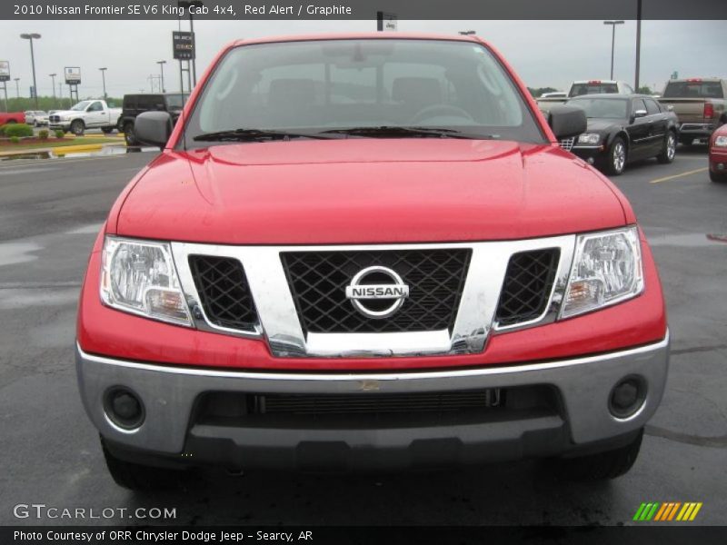 Red Alert / Graphite 2010 Nissan Frontier SE V6 King Cab 4x4