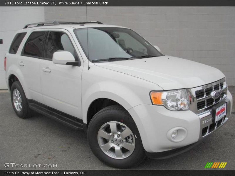 White Suede / Charcoal Black 2011 Ford Escape Limited V6