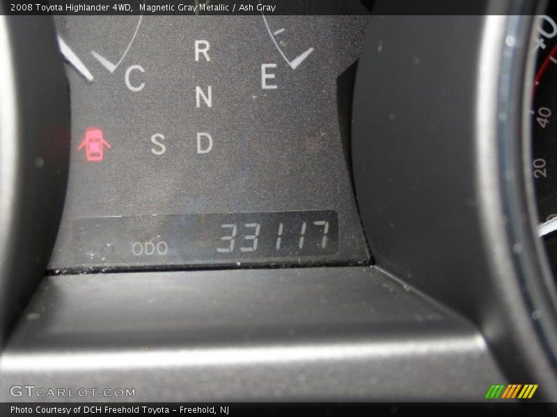 Magnetic Gray Metallic / Ash Gray 2008 Toyota Highlander 4WD