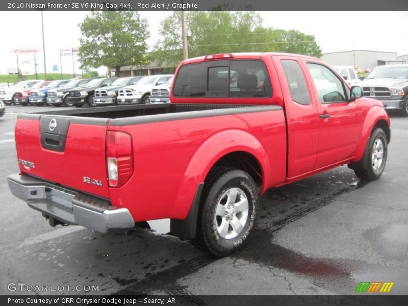 Red Alert / Graphite 2010 Nissan Frontier SE V6 King Cab 4x4