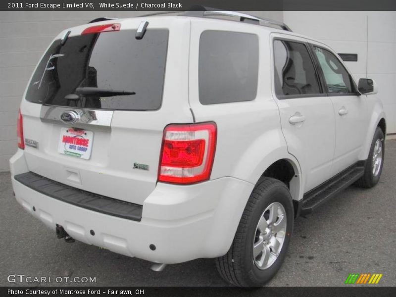 White Suede / Charcoal Black 2011 Ford Escape Limited V6