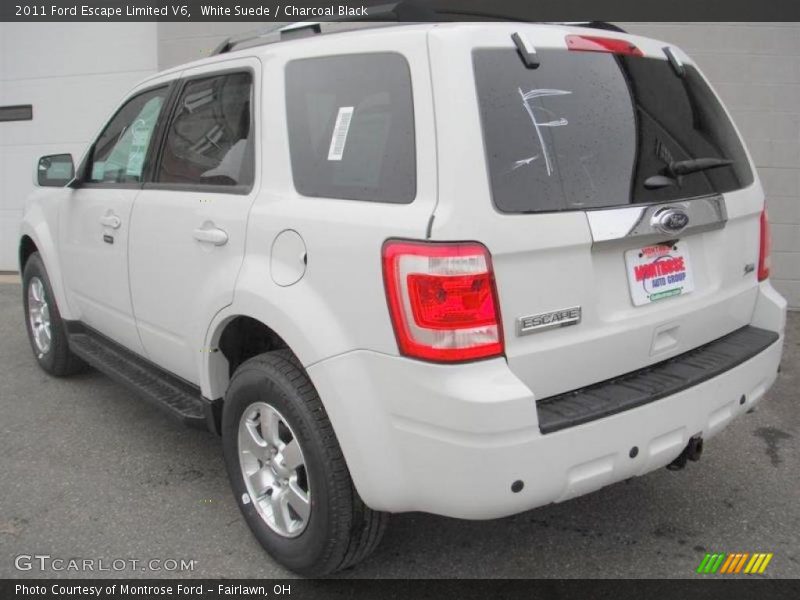 White Suede / Charcoal Black 2011 Ford Escape Limited V6