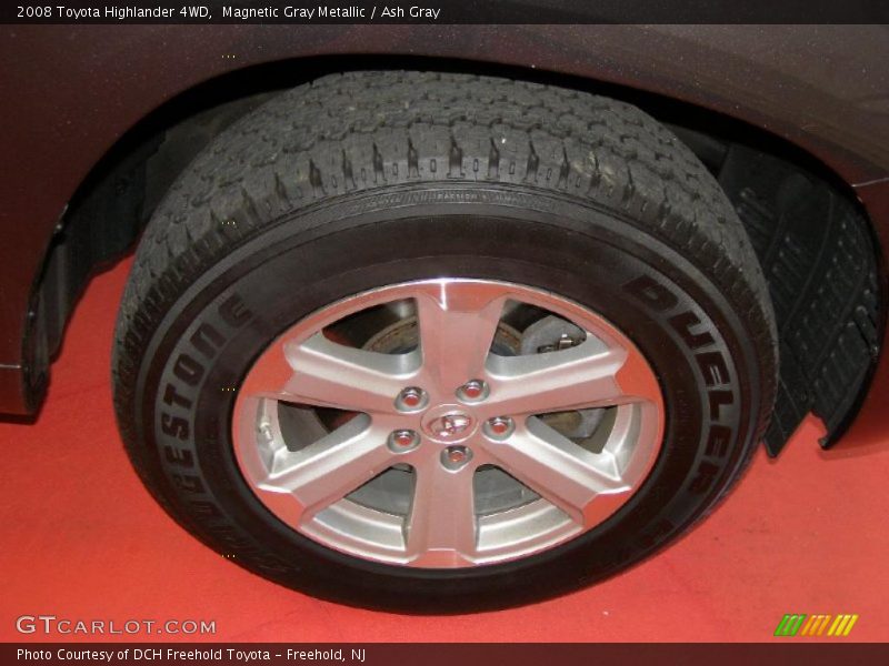 Magnetic Gray Metallic / Ash Gray 2008 Toyota Highlander 4WD