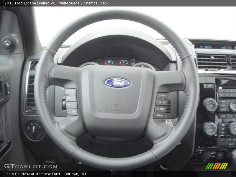 White Suede / Charcoal Black 2011 Ford Escape Limited V6