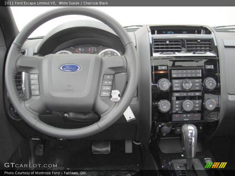 White Suede / Charcoal Black 2011 Ford Escape Limited V6