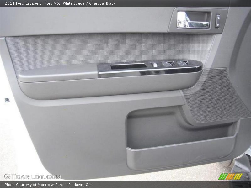 White Suede / Charcoal Black 2011 Ford Escape Limited V6