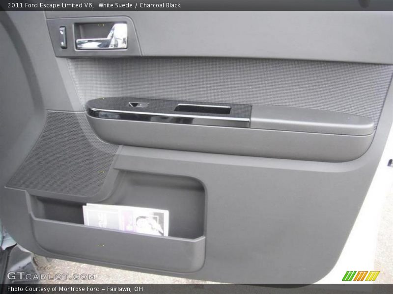 White Suede / Charcoal Black 2011 Ford Escape Limited V6