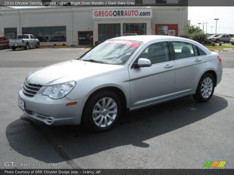 Bright Silver Metallic / Dark Slate Gray 2010 Chrysler Sebring Limited Sedan