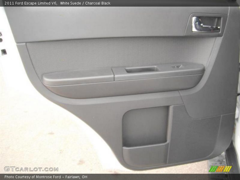 White Suede / Charcoal Black 2011 Ford Escape Limited V6