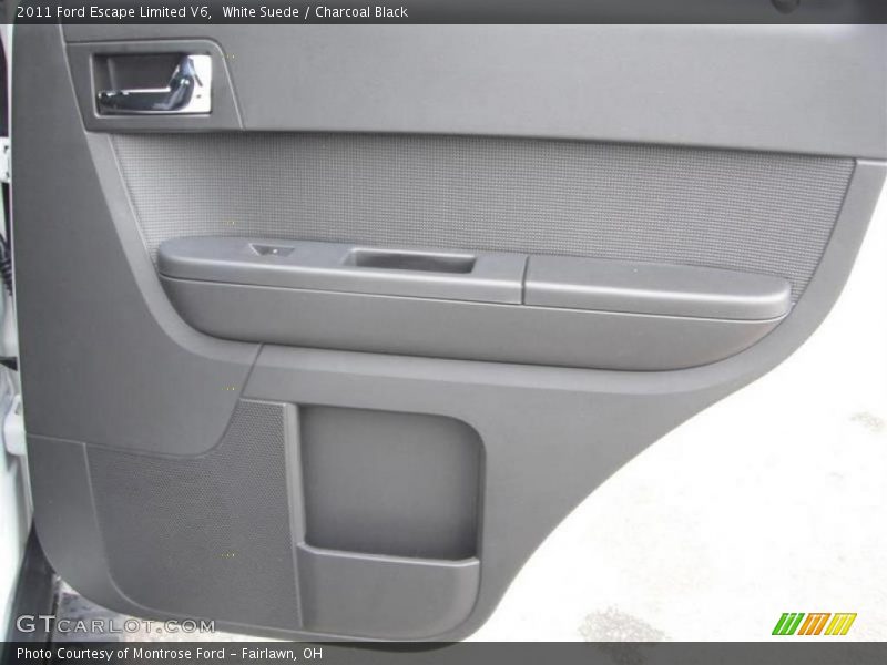 White Suede / Charcoal Black 2011 Ford Escape Limited V6