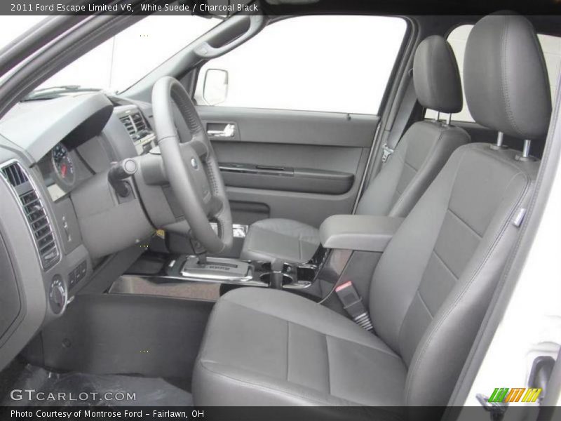 White Suede / Charcoal Black 2011 Ford Escape Limited V6