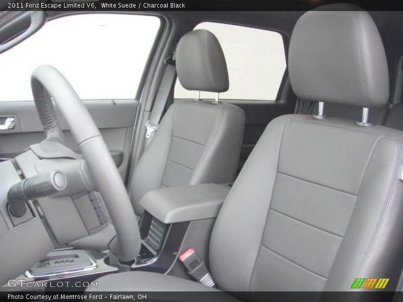White Suede / Charcoal Black 2011 Ford Escape Limited V6