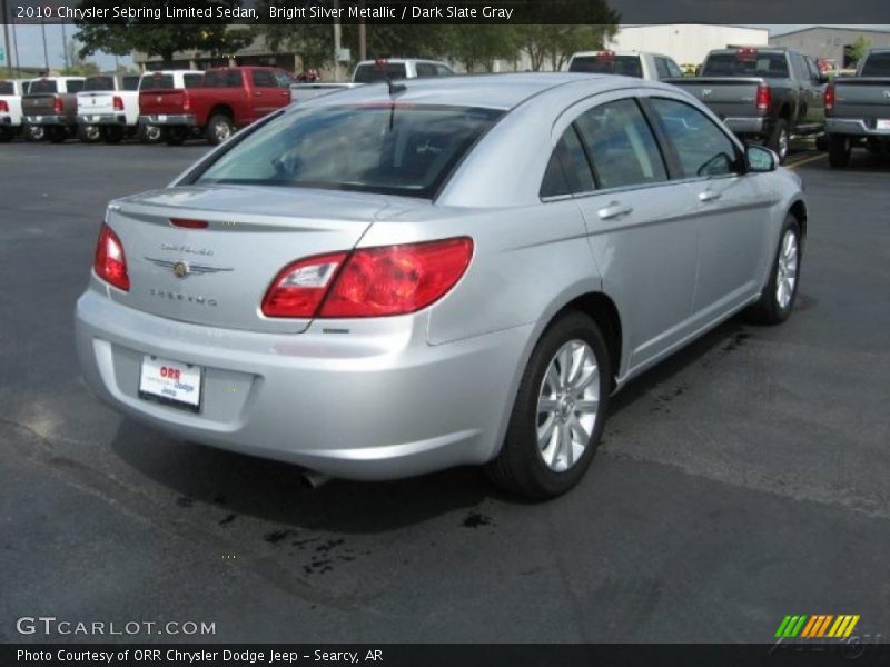 Bright Silver Metallic / Dark Slate Gray 2010 Chrysler Sebring Limited Sedan