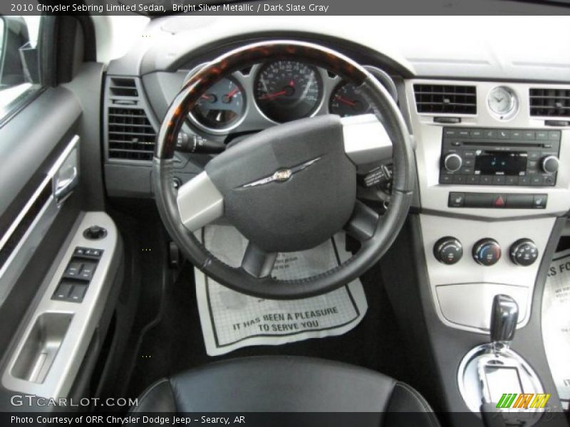  2010 Sebring Limited Sedan Dark Slate Gray Interior