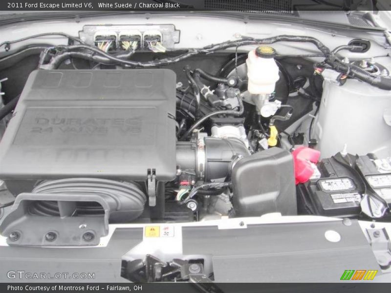 White Suede / Charcoal Black 2011 Ford Escape Limited V6