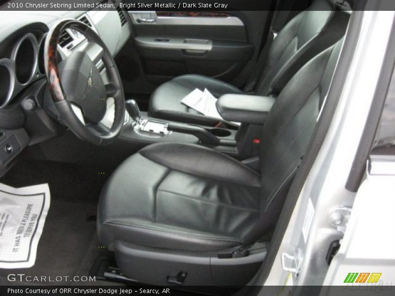 Bright Silver Metallic / Dark Slate Gray 2010 Chrysler Sebring Limited Sedan