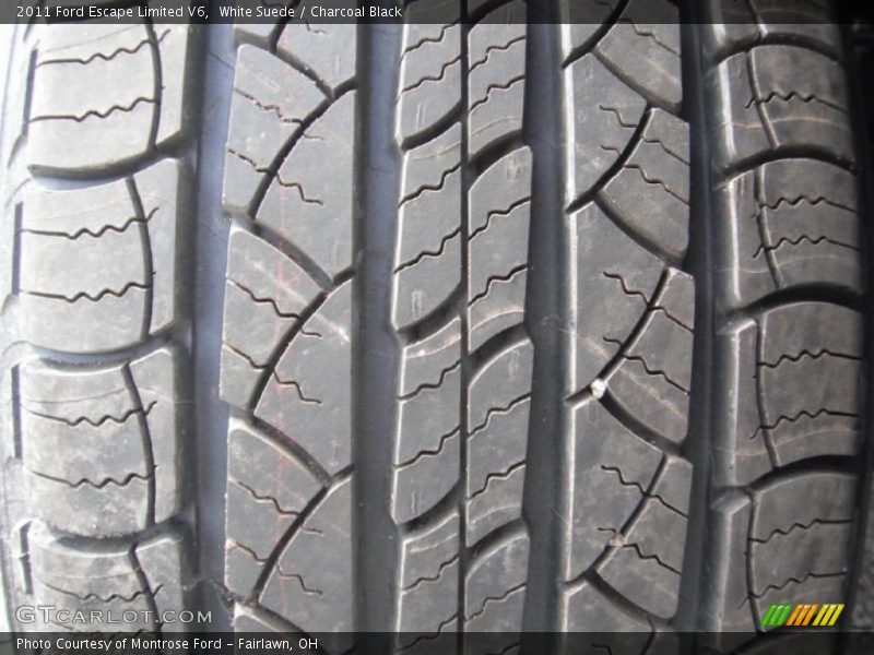 White Suede / Charcoal Black 2011 Ford Escape Limited V6