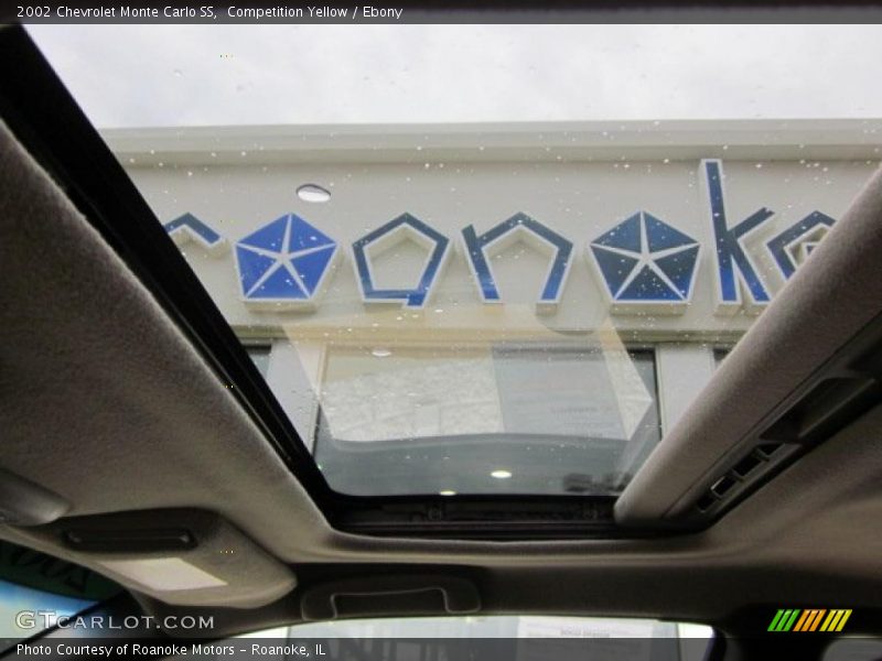 Competition Yellow / Ebony 2002 Chevrolet Monte Carlo SS