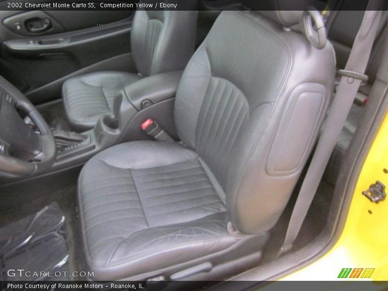 Competition Yellow / Ebony 2002 Chevrolet Monte Carlo SS