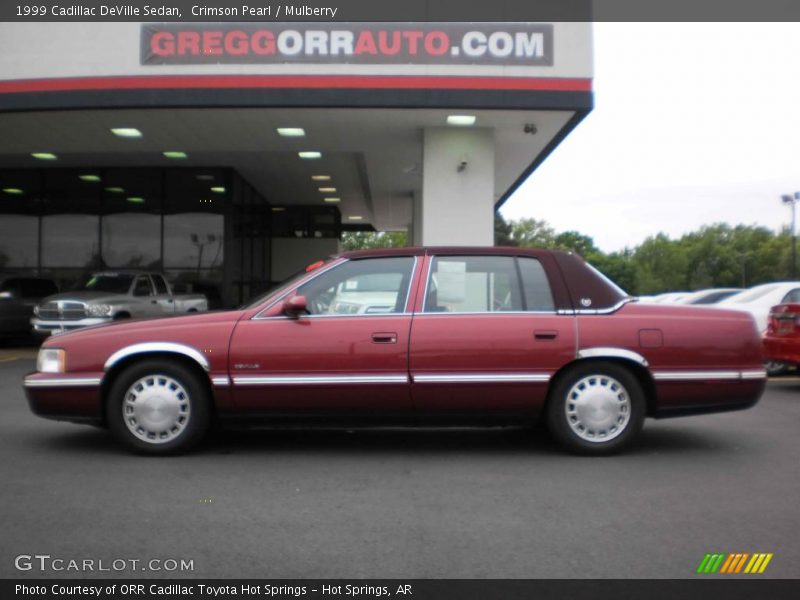 Crimson Pearl / Mulberry 1999 Cadillac DeVille Sedan