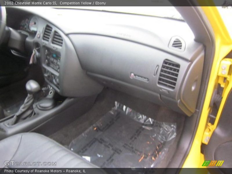 Competition Yellow / Ebony 2002 Chevrolet Monte Carlo SS