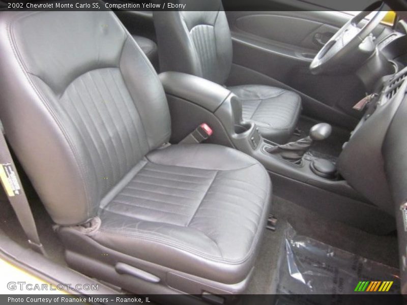 Competition Yellow / Ebony 2002 Chevrolet Monte Carlo SS