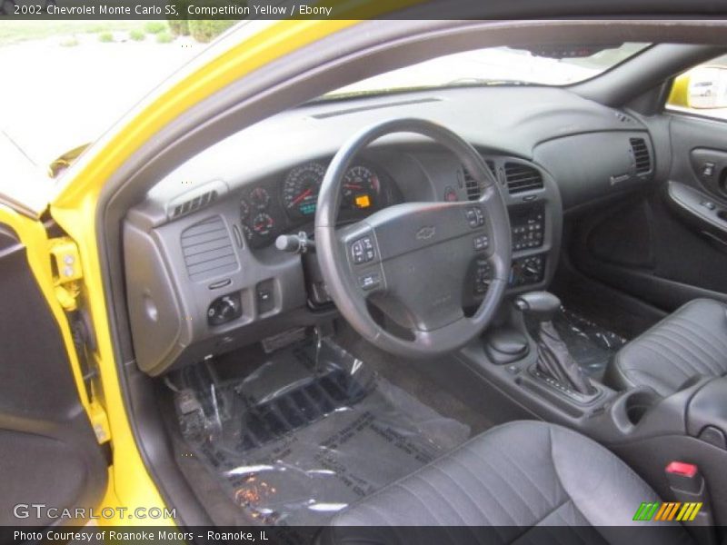 Competition Yellow / Ebony 2002 Chevrolet Monte Carlo SS