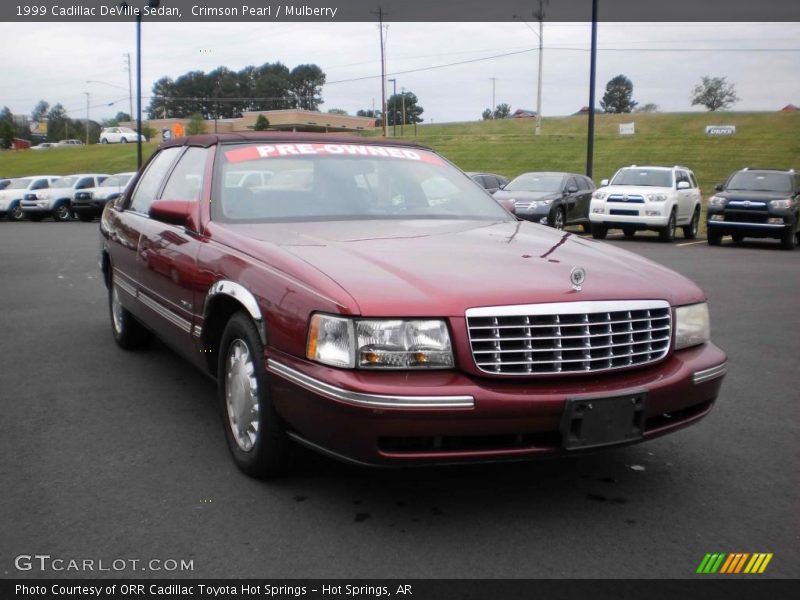 Crimson Pearl / Mulberry 1999 Cadillac DeVille Sedan