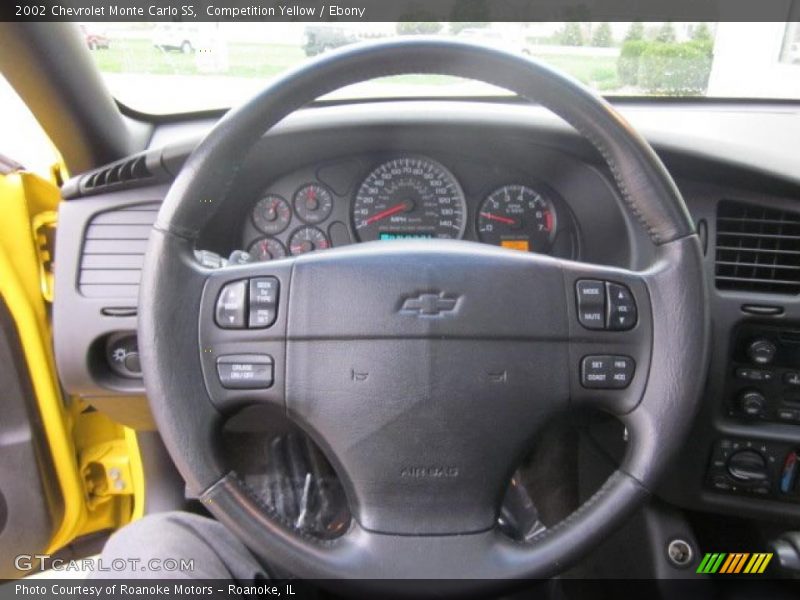 Competition Yellow / Ebony 2002 Chevrolet Monte Carlo SS