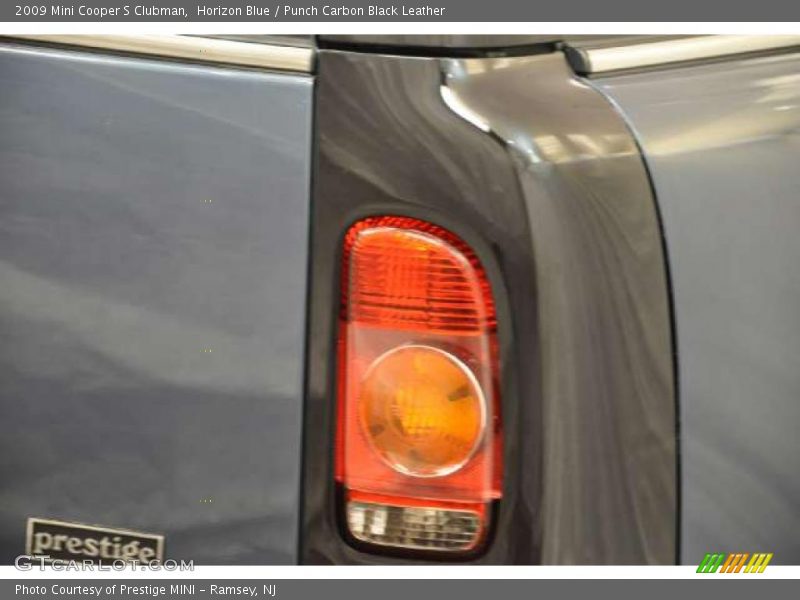 Horizon Blue / Punch Carbon Black Leather 2009 Mini Cooper S Clubman