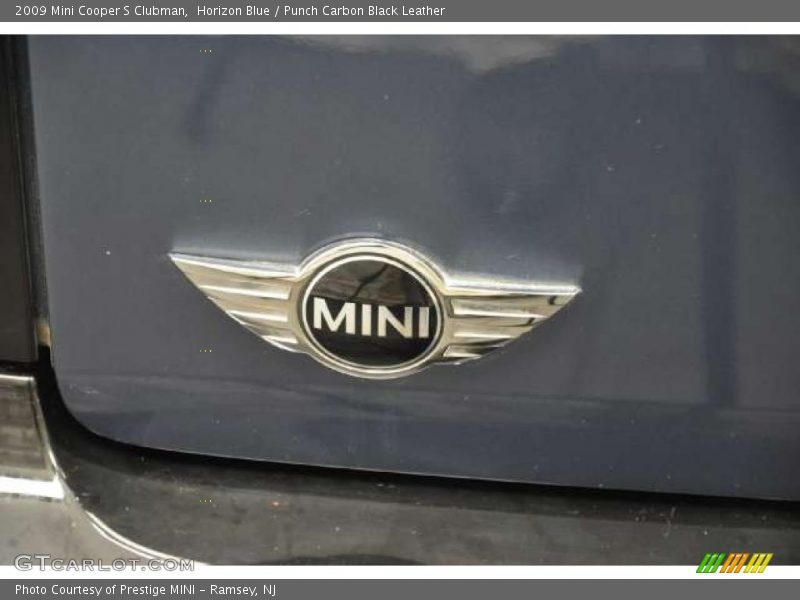 Horizon Blue / Punch Carbon Black Leather 2009 Mini Cooper S Clubman