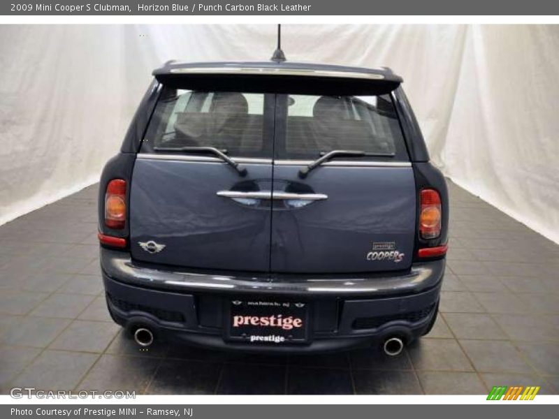 Horizon Blue / Punch Carbon Black Leather 2009 Mini Cooper S Clubman