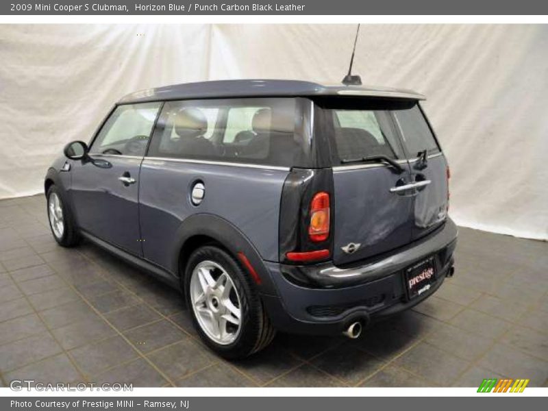 Horizon Blue / Punch Carbon Black Leather 2009 Mini Cooper S Clubman
