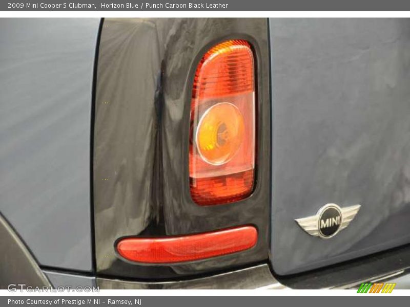 Horizon Blue / Punch Carbon Black Leather 2009 Mini Cooper S Clubman