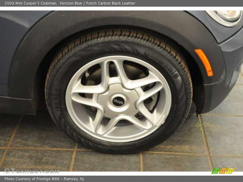 Horizon Blue / Punch Carbon Black Leather 2009 Mini Cooper S Clubman