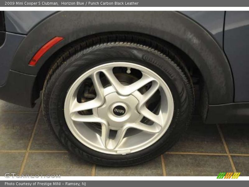 Horizon Blue / Punch Carbon Black Leather 2009 Mini Cooper S Clubman