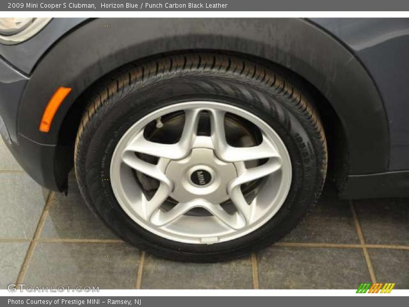 Horizon Blue / Punch Carbon Black Leather 2009 Mini Cooper S Clubman