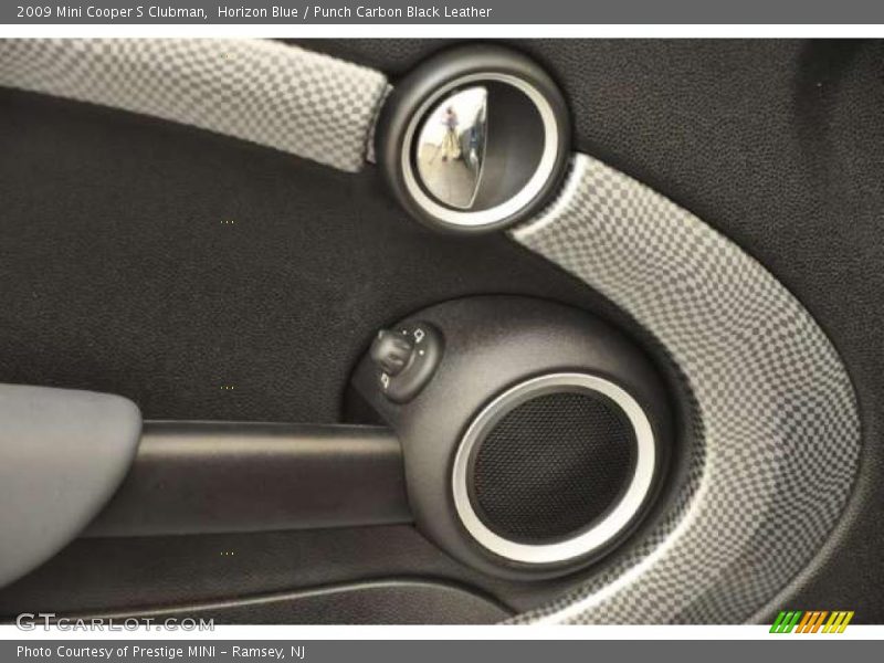Horizon Blue / Punch Carbon Black Leather 2009 Mini Cooper S Clubman