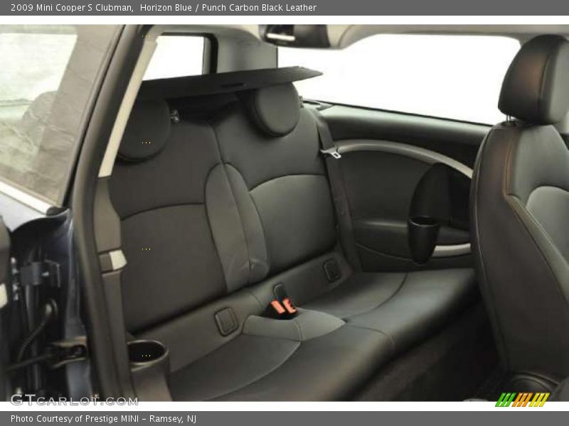 Horizon Blue / Punch Carbon Black Leather 2009 Mini Cooper S Clubman