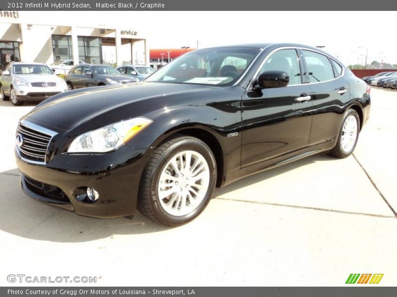 Front 3/4 View of 2012 M Hybrid Sedan