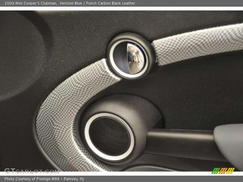 Horizon Blue / Punch Carbon Black Leather 2009 Mini Cooper S Clubman
