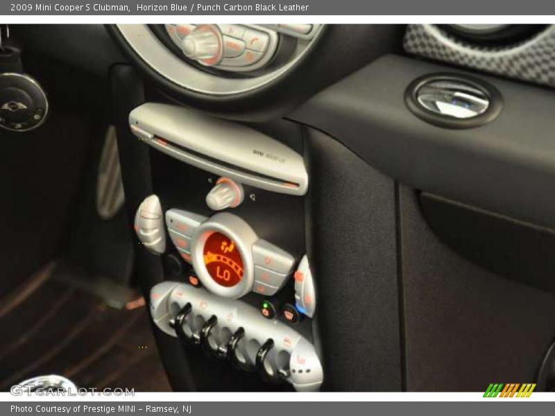Horizon Blue / Punch Carbon Black Leather 2009 Mini Cooper S Clubman
