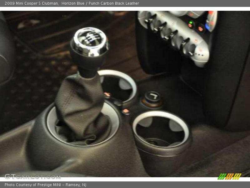 Horizon Blue / Punch Carbon Black Leather 2009 Mini Cooper S Clubman