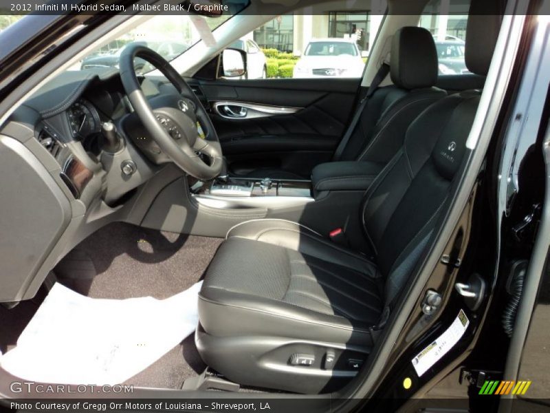  2012 M Hybrid Sedan Graphite Interior