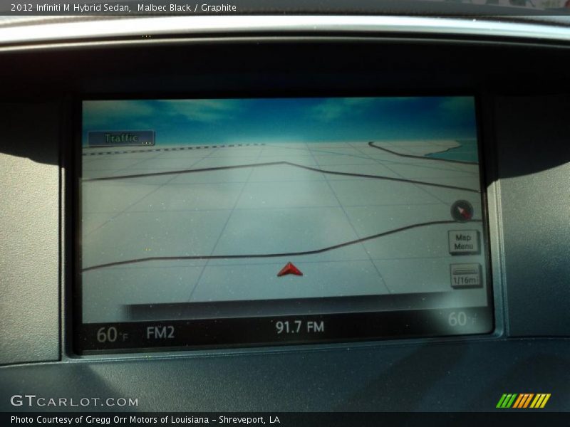 Navigation of 2012 M Hybrid Sedan