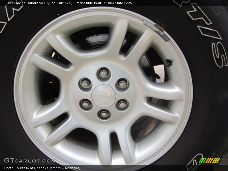  2003 Dakota SXT Quad Cab 4x4 Wheel