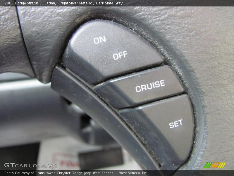 Bright Silver Metallic / Dark Slate Gray 2003 Dodge Stratus SE Sedan