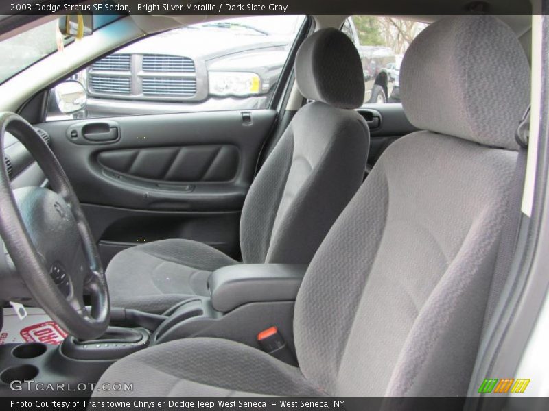 Bright Silver Metallic / Dark Slate Gray 2003 Dodge Stratus SE Sedan